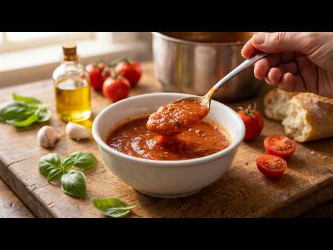 Homemade Tomato Sauce in Less Than 10 Minutes!