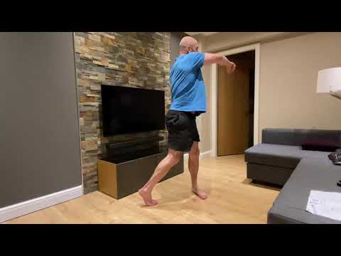 Squat twist and punch