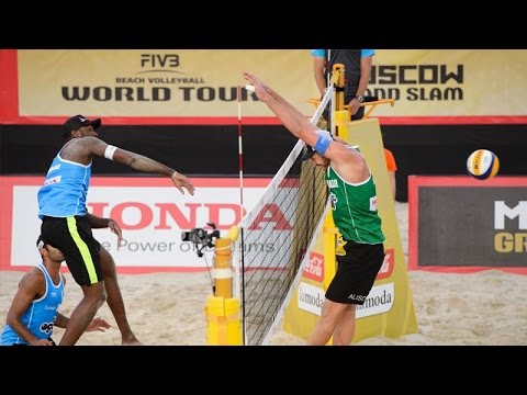 Alison/Bruno (BRA) vs. Evandro/Pedro (BRA) - Men Moscow FIVB World Tour - Full Match 30.05.2015