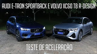 Audi e-tron Sportback e Volvo XC60 T8 R-Design