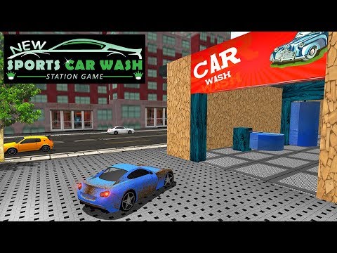 New Sports Car Wash Station Game Video