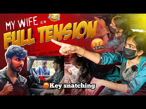 🥺1st fight after marriage husband vs wife💔😡she is in full tension | 🥳happy birthday my wife🎉| Tamil