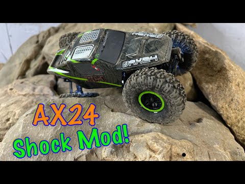 Axial AX24 Best Cheap/Free Shock mod! Less bounce & more performance!
