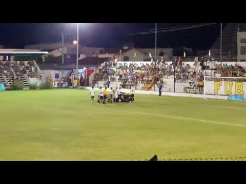 Tratorzinho no jogo do Esporte Clube São Gabriel X Inter B