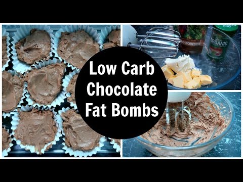 Chocolate Fat Bombs Recipe - Low Carb Keto Diet Fat Bomb Recipe