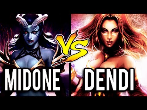 Top 1 MMR MidOne QOP vs 8k Legend Dendi Lina RAMPAGE Pro Gameplay 7.06 Dota 2