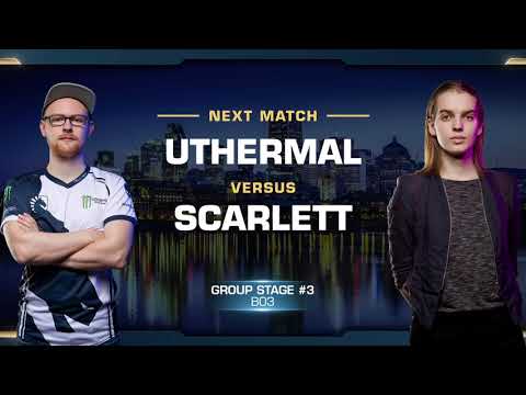 uThermal vs Scarlett TvZ - Group Stage - WCS Montreal 2018 - StarCraft II