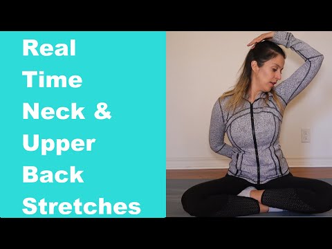 Real Time Neck & Upper Back Stretches!