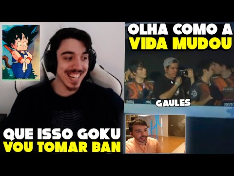 MINERVA ENCONTRANDO O GAULES EM CAMP ANTIGO, GOKU TENTANDO BANIR O NICKLINK, PIJACK "PAI" - MMS LOL