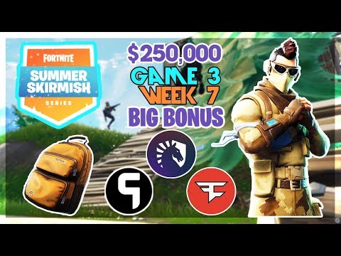 $250,000 🥊Big Bonus Summer Skirmish🥊 Week 7 Game 3 (Fortnite)