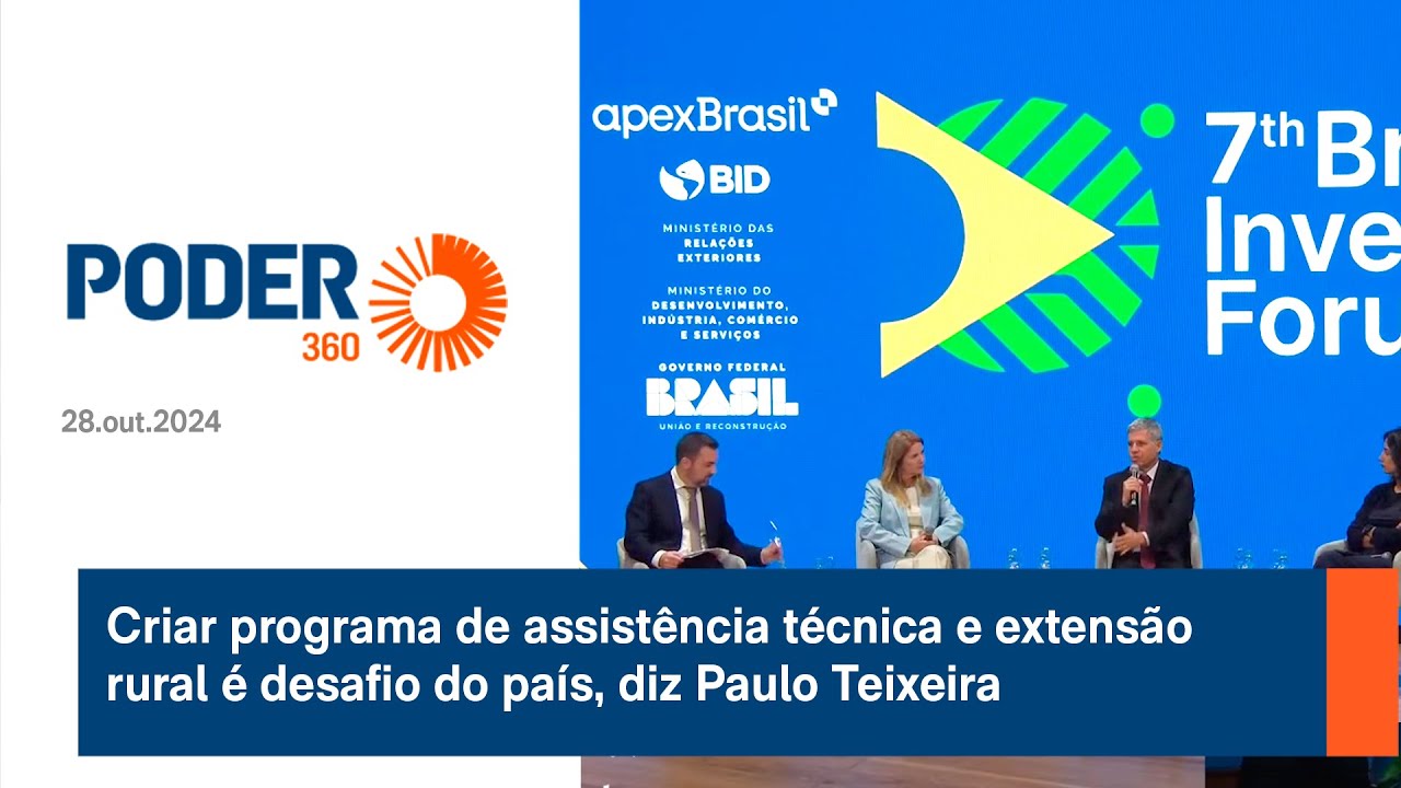 Criar programa de assistência técnica e extensão rural é desafio do país, diz Paulo Teixeira