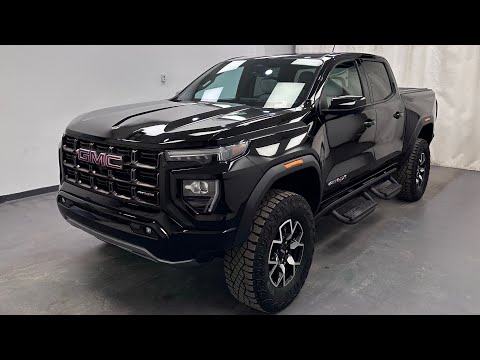 2024 GMC Canyon Crew Cab Short Box 4-Wheel Drive AT4X in Black for sale at Davis GMC Buick Lethbridge in Lethbridge, AB