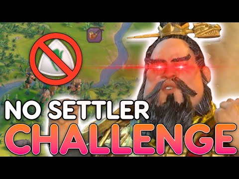 I Also Didn't Settle a Single City - Civ 6 NO SETTLER CHALLENGE