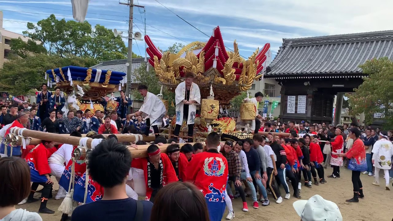 御厨神社の秋祭り（上西）　Youtube動画