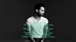 Maroon 5 - Shoot Love lyric