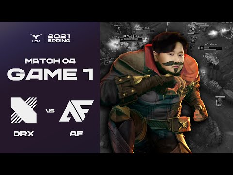 DRX vs. AF | Match04 Game1 H/L | 2021 LCK Spring Split
