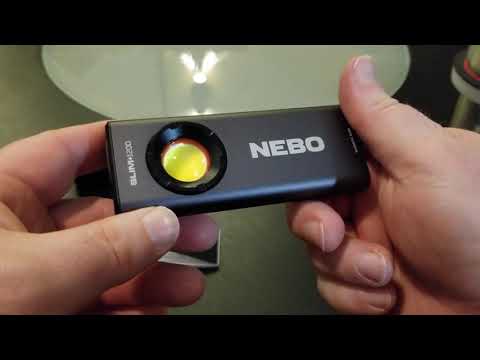 NEBO SLIM+ 1200 Rechargeable Flashlight/ Power Bank /Laser Pointer