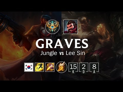 Graves Jungle vs Lee Sin - KR Challenger Patch 8.20