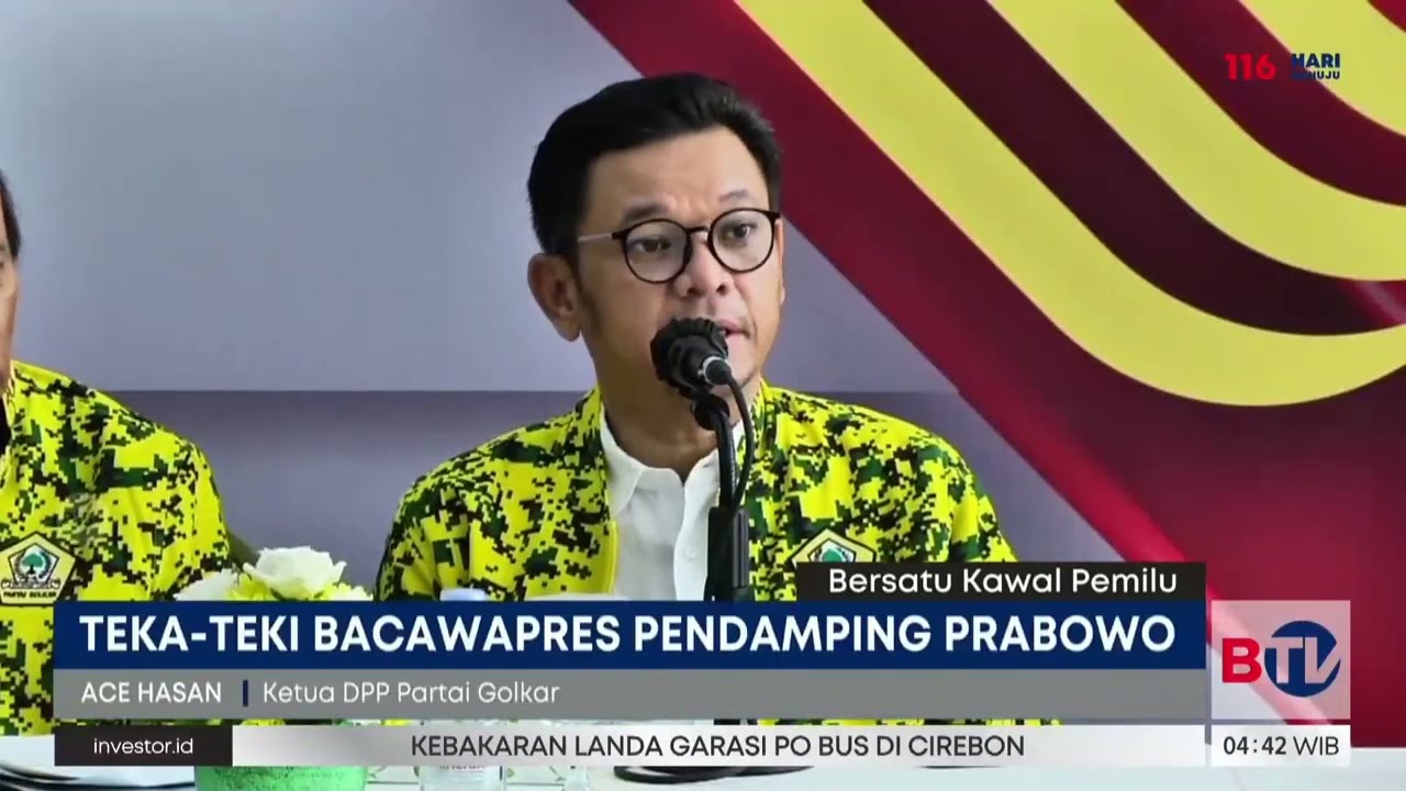 Golkar Gelar Rapimnas Bahas Bakal Cawapres Prabowo Subianto