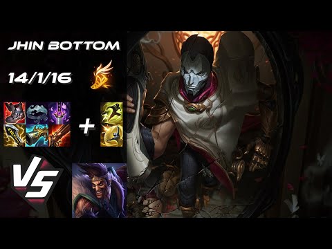 BOTTOM Jhin vs Draven - EU Grandmaster Patch 25.S2.4