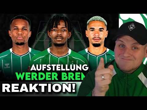 Die neue Aufstellung von Werder Bremen unter Daniel Thioune! | Reaktion auf @KickOffYT