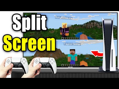 How To Play Minecraft Split Screen on PS5 (Local Co-op)