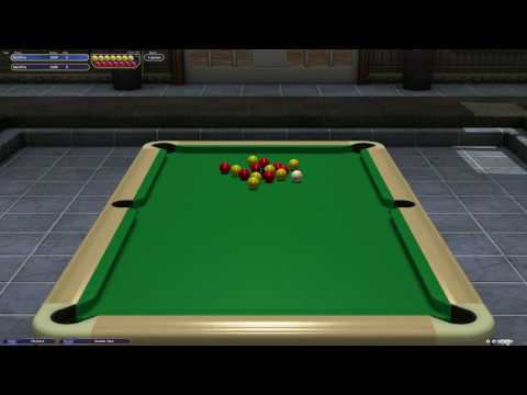 Virtual Pool 4 - UK Blackball Rules 8 Ball Pool - 1 Clearance