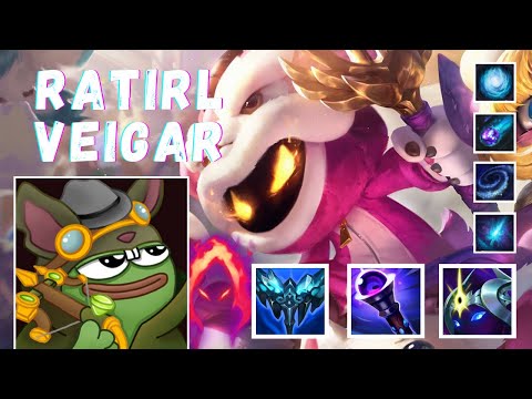 ⚡ RATIRL Veigar Bottom VS Jinx ⚡ Patch 11.13