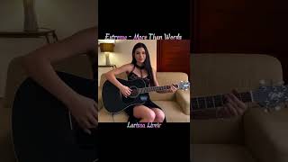 Extreme - More Than Words | Larissa Liveir Cover #shorts