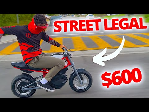 This $600 E-Moto is Street Legal!
