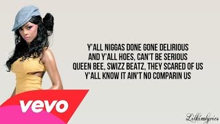 Lil&#39; Kim ft. Swizz Beatz - Gone Delirious (Lyrics On Screen) HD