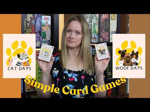 WOOF DAYS & CAT DAYS (Quick, Easy Card Games for Younger Players)
