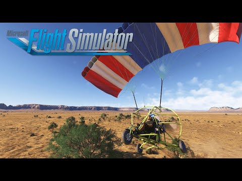 MSFS2024 -  Paramotoring at Monument 05UT UT25 0V7