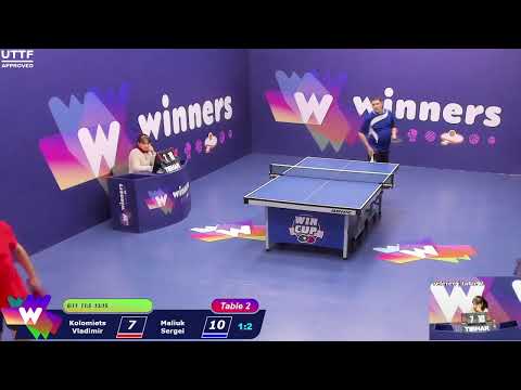 WINners CUP table 2  17.11 Kolomiets Vladimir - Maliuk Sergei  19:00