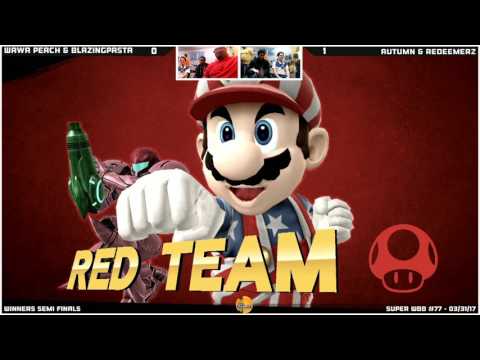 WBB #78  BlazingPasta & Wawa Peach vs Autumn & Redeemer Z   Winners Semi Finals   Smash 4 Doubles