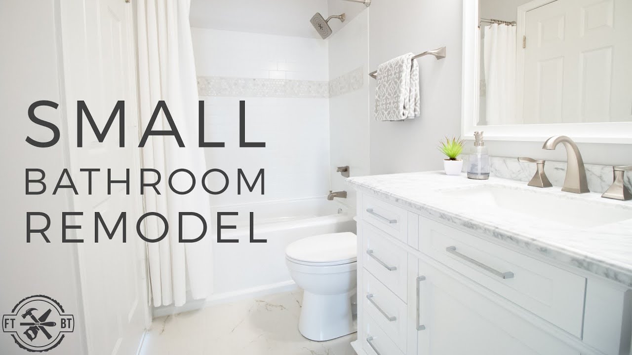 DIY Small Bathroom Remodel | Bath Renovation Project