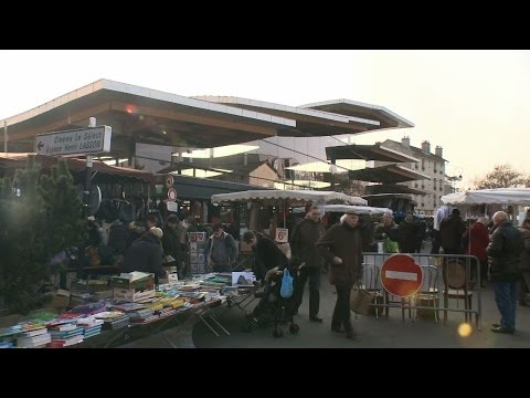 Le marché du centre-ville d'Antony, plus