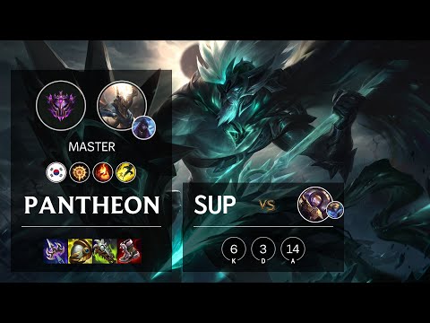 Pantheon Support vs Blitzcrank - KR Master Patch 11.20