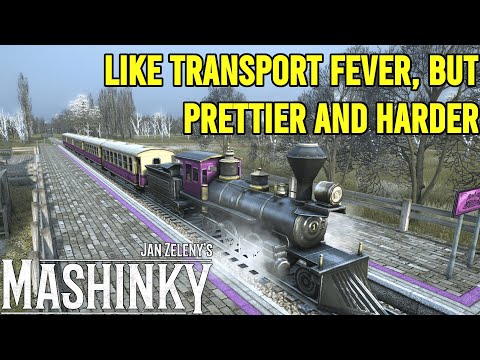 Train based Logistics game that's better than Transport Fever | Mashinky | ep1