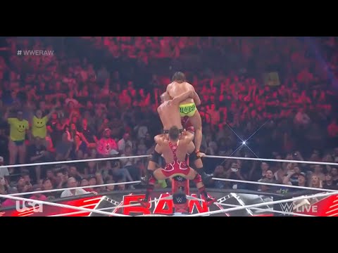 Chad Gable vs Tommaso Ciampa vs Matt Riddle vs Ricochet Full Match - WWE RAW, August 7, 2023