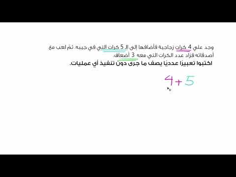 الصف السادس الرياضيات تطبيق المنطق الرياضي كتابة التعابير العدديّة