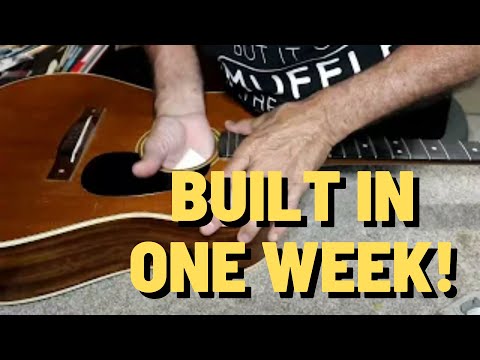 633 RSW Repairing The First Guitar I Ever Built