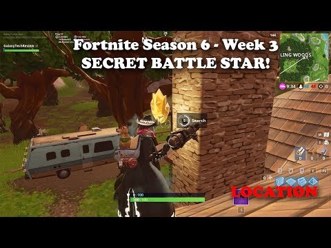 Fortnite - Season 6 Week 3 - Secret Battle Star LOCATION!