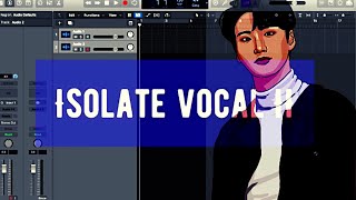 How to Isolate The Vocal II from (Mainly the Bass Frequency Area Only) In Logic Pro X for Beginners