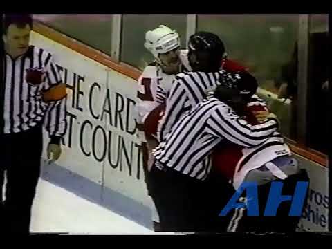 NHL Dec. 10, 1991 Detroit Red Wings v Chicago Blackhawks (R) Gerard Gallant v Chris Chelios