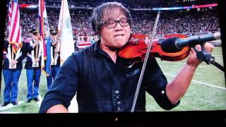 Bobby Yang National Anthem on Violin - 49ners vs. Rams on ESPN (Oct. 13, 2014)