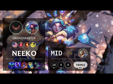 Neeko Mid vs Corki - NA Grandmaster Patch 12.2