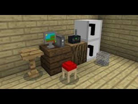 Minecraft Pocket Edition | Furnitures ADDON  (Download link in Desc)