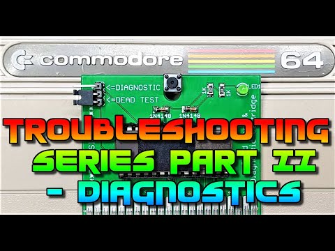 Commodore 64 troubleshooting part 2 - dead test and diagnostic cartridge
