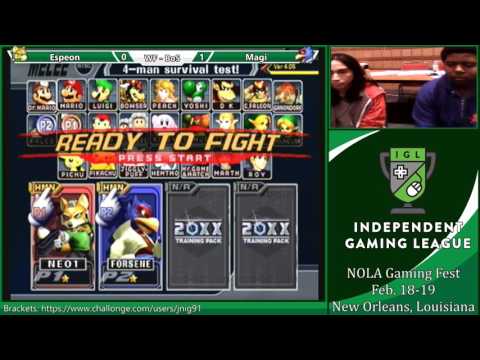 Nola Gaming Fest Melee Top 8 WF - Espeon (Fox) vs Magi (Falco)